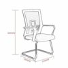 ygqbgy Furniture Mesh Side Reception Chair Office Chair Ergonomic Mesh Mid-Back Computer Desk Chair