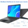 SGIN 15.6 Inch Laptop, 8GB RAM 256GB SSD(TF Card 512GB), Laptop Computer with Intel Quad Core Processor Up to 2.5GHz, PC Notebook with Dual Band