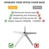 Office Chair Base Replacement Parts -Heavy Duty Reinforced Sturdy Metal Leg Desk Chair Base Replacement (2200Lbs),Universal Gas Cylinder and Cast