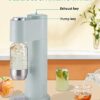 BAOSHISHAN Sparkling Water Maker Soda Maker with 2 Reusable Stainless Steel PET Water Bottle Domestic Fizzy Water Machine Compatible With Any Scr