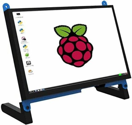 CUQI 7 Inch Portable Touchscreen Monitor for Raspberry Pi 4, Capacitive IPS Touch Screen Display 1024x600 Game LCD Extend Second Monitor