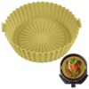 2 Air Fryer Silicone Pot Extra Large Capacity 8.5inch, Silicone Air Fryer Liner, Reusable Non-Stick Air Fryer Basket Silicone, for Oven, Air Frye