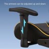 FMXQYH Gaming Chair for Adults, Ergonomic Office Chair with Height and Backrest Adjustable, Computer Chair PU Leather Material Can Be for Office,