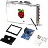 3.5 inch LCD Screen for Raspberry Pi, IPS 60fps 3.5 inch HDMI LCD Display for Raspberry Pi with Black Acrylic Case, 320x480~1920x1080 Adjustable