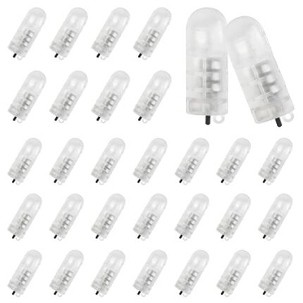 Yizhet Balloon Lights with Switch, 30 Pcs LED Lantern Lights Battery Operated for Paper Lantern, Balloons, Halloween Christmas Wedding Party Birt
