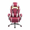 KXDCZ Racing Gaming Office Chair Executive chair Footrest and Lumbar Cushion Heavy Duty Ergonomic Reclining Working Chair (Color : D)