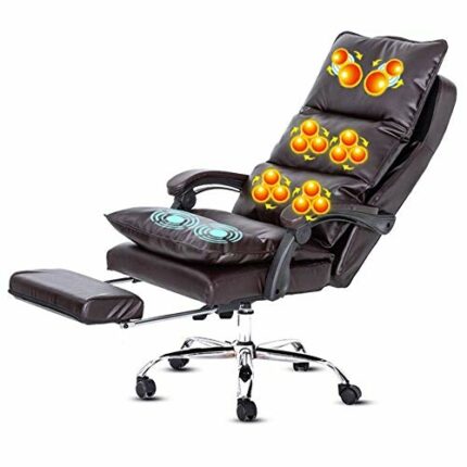 MU Electric Office Massage Chair Automatic Kneading Heating Multifunctional Home Office Computer Massage Chair Office Chair