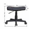 BZLSFHZ Small Computer Chair Home Footrest Lift Staff Chair Work Stool Office Seat Foot Change Shoe Stool Compact