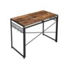 WALNUT 39" Folding Computer Desk Writing Desk with 8 Hooks for Home Office Laptop (Color : A)