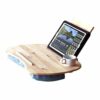 WALNUT Solid Wood Laptop Computer Table, Portable Lazy Collapsible Student Table, Small Table Leisure Table Home Office