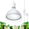 Barrina Grow Light Bulb with Timing and Hanging System, 25W led Lamp Full Spectrum, 4H/9H/14H Timer, led Grow Lights for Indoor Plants for Seedli