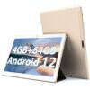 TOSCiDO Android 13 Tablet 10 Inch, 8Core 2.0Ghz,WiFi+4G LTE/SIM, 15GB RAM+64GB ROM+1TB SD Expand,1920 * 1200 FHD,13MP Dual Camera, 8000mAh,BT 5.0