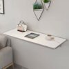 SKOAJAS Wall-mounted Table Folding Wood Dining Tables Kitchen/laundry Workbench/laptop Table Fold Down Wood-based Panel Home Office Computer Desk