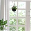 PRETYZOOM 4 Sets Plant Hook Wall Hooks for Hanging Plants Adhesive Ceiling Hooks Ceiling Plate Hook Wall Mount Lanterns Hanger Ceiling Wall Mount