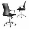 YLiansong-home Adjustable Rotating Office Chair Office Chairs Medium Back Breathable Back And Seat Adjustable Black Managers Chair Office Desk Ch