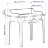 Rangoon's LOMMARP Desk, light beige, 90x54 cm, durable and easy to care for. Desks for home. Desks & computer desks. Tables & desks. Furniture. E