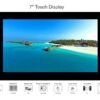 7inch Touchscreen Display for Raspberry Pi 4B/3B+/3A+/3B/2B/B+/A+, DSI Interface, 800x480 Capacitive TFT Screen, Support Raspberry Pi OS/Ubuntu/K