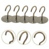 PRETYZOOM 4 Sets Plant Hook Wall Hooks for Hanging Plants Adhesive Ceiling Hooks Ceiling Plate Hook Wall Mount Lanterns Hanger Ceiling Wall Mount