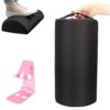 Ergonomic Foot Rest Cushion Foot Stool Under Desk, Footrest for Office, With 1x Phone Holder, Relieve pain in legs, knees and back, Suitable for