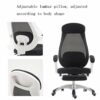 WALNUT Chairs,Mesh Office Chair Computer Desk Task Ergonomic Swivel Chair，Office Sedentary Chair Backrest Lift Can Be Lying (Color : D, Size : 11