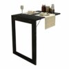 SKOAJAS Folding Wall-Mounted Drop- Table, Kitchen & Dining Table Desk Multifunctional for Computer Desk,90x60CM for Home and Office