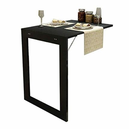 SKOAJAS Folding Wall-Mounted Drop- Table, Kitchen & Dining Table Desk Multifunctional for Computer Desk,90x60CM for Home and Office