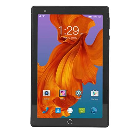 8 Inch Tablet 4GB RAM 64GB ROM Expandable Up to 128GB Dual Camera 1920x1200 IPS HD Tablet for Android 10.0 100‑240V Black Dual Camera(110-240V),