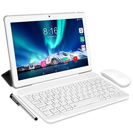 Tablet 10 Inch 8 Core - TOSCIDO Android 10.0,4G LTE Tablets,4GB of RAM and 64 GB Expandable to 128GB,Dual SIM,GPS,WiFi,Bluetooth Keyboard,Mouse,T