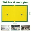 8 Pack Pest Sticky Pads Trap, Multi-Use Insects Sticky Boards/Extra Strong Glue Pest Sticky Board Trap A4 Size Effective Traps for Indoor/Outdoor