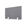Jhanw Desk Dividers Partitions for Office Desk, Portable Privacy Panel with Clamp, Sneeze Guard Desk Shield 36" x 24", Grey Office Dividers Parti