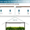 Barrina T5 Grow Lights for Indoor Plants, Full Spectrum Sunlight, 1FT Plant Growing Lamp with Auto On/Off 4/9/14H Timer, LED Grow Light Strip wit