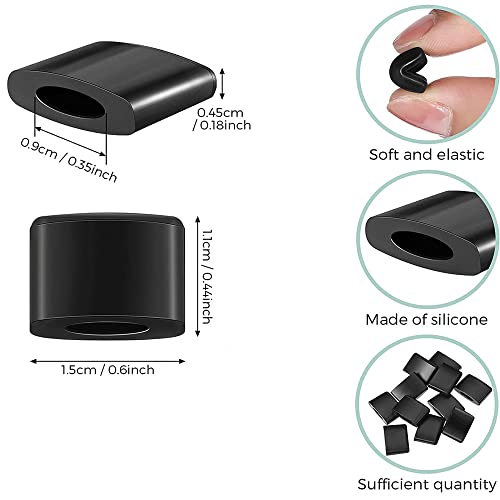 Air Fryer Rubber Bumpers, Air Fryer Tray Rubber Replacements Accessories, Non-Scratch Protective Covers for Air Fryer Pan