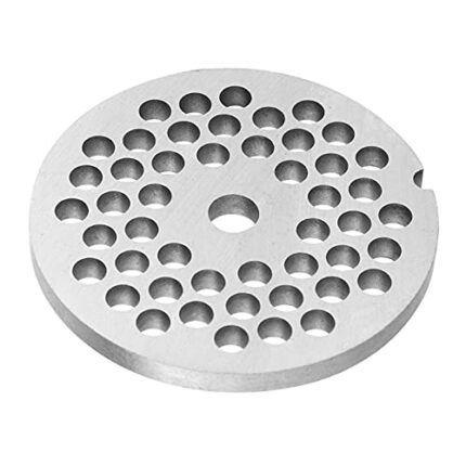 Meat Grinder Plate, Carbon Steel Crusher Plate and Knife, Discs Food Grinder Accessories for Stand Mixer and Meat Grinder Attachment Mincer (Smal