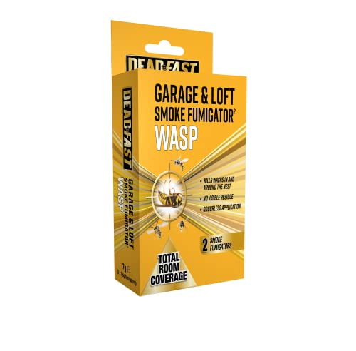Deadfast Garage and Loft Wasp Fumigator - Twin Pack