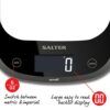 Salter 1050 BKDR Curve Electronic Kitchen Scale, 5 kg Max Capacity, Measures Liquids and Fluids, Add & Weigh, Easy to Read, Baking/Cooking Scale