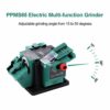 Bench Mounting Multipurpose Sharpener,POSENPRO Multi-Functional Electric Knife Sharpener/Chisel/Plane Blade/HSS Drill Sharpening Machine Use for