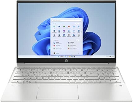 HP Pavilion 15 Inch Laptop 15-eh1013na, Touchscreen, AMD Ryzen 5-5500U hexa, 8GB RAM, 256GB SSD, AMD Radeon Graphics, Fingerprint Reader, Windows