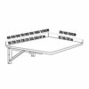 FALIYORS Wall-mounted Drop-leaf Table, Floating Computer Desk Wood Wall-Mounted Table Study Desk Double Support Side Table Kitchen Trestle Desk f
