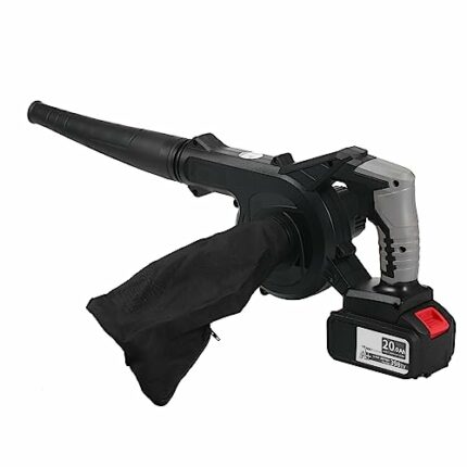 mingqian 21V Lightweight Battery Powered Leaf Blowers for Patio, Yard, Sidewalk,Small Leaf Blower，2-In-1 Blower & Vacuum Cleaner with Infinite Sp