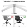 Office Chair Base Replacement Parts -Heavy Duty Reinforced Sturdy Metal Leg Desk Chair Base Replacement (2200Lbs),Universal Gas Cylinder and Cast