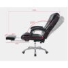 SDFGH Office Chair Multifunction Office Computer Chair Swivel Reclining Boss Chair Household Study Room