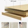 VERAMY Tall Bookshelf Floor Standing Bookcase Storage Rack Multi-Layer Shelves Tree Bookshelf Large Capacity Bookshelf Organizer Shelves For Livi