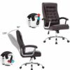 CZDYUF Commercial Ergonomic with Conference Study Computer Chair Business Home Chair Comfortable Long Sitting Reclining Massage Office Chair