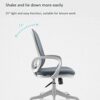 LXXSH 2020 design All mesh full Fabric multifunctional comfortable Ergonomic Office Chair (Color : Argento)