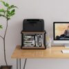 JOIN IRON 2-Tier Office Larger Mobile Under Desk Printer Copier Stand Table for Home Office Storage,Desktop Shelf,Printer Table