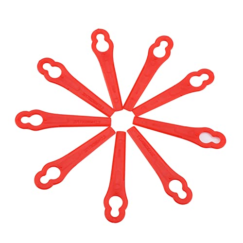 Machine Trimming Blades,100 Pieces Plastic Trimming Blades for FRT18A FRT18A1 Art 46155 FRT20A1 Home Garden Outdoor Mower Replacement Parts Acces