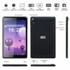 8 Inches Reading Tablets,Android 13 Tablets,2GB RAM 32GB ROM,Quad-Core,5000mAh Battery Dual Cameras HD Display Touch Screen Tablets for Portable