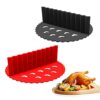 Zayookey 2 Pack Silicone Air Fryer Liners Divider, 6.5inch Reusable Air Fryer Basket Divider Pads, Heat Resistant ir Fryer Pot Separator for Air