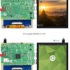 4inch Square IPS Display Capacitive Touch Screen LCD (C) DPI Interface Resolution 720×720 Low Power Solution for Raspberry Pi 4B/3B+/Zero W etc @