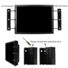 VSDISPLAY 12.1 inch 800x600 4:3 700nit TFT LCD Monitor, DVI HDMI VGA Video Input,Dual Speakers,Portable Industrial Monitor for CNC Machine
